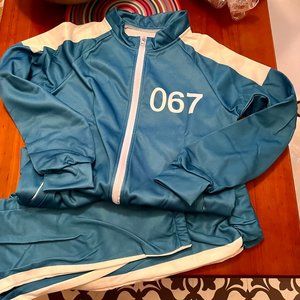 SQUID GAME TRACK SUIT HALLOWEEN COSTUME - WOMEN'S SMALL